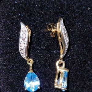 Topaz earrings
